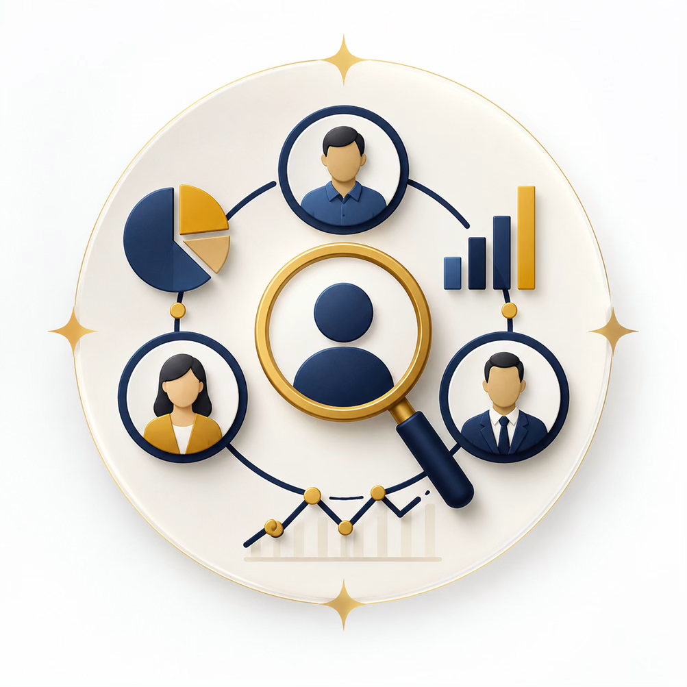 Expert analysis of 3 participants every month